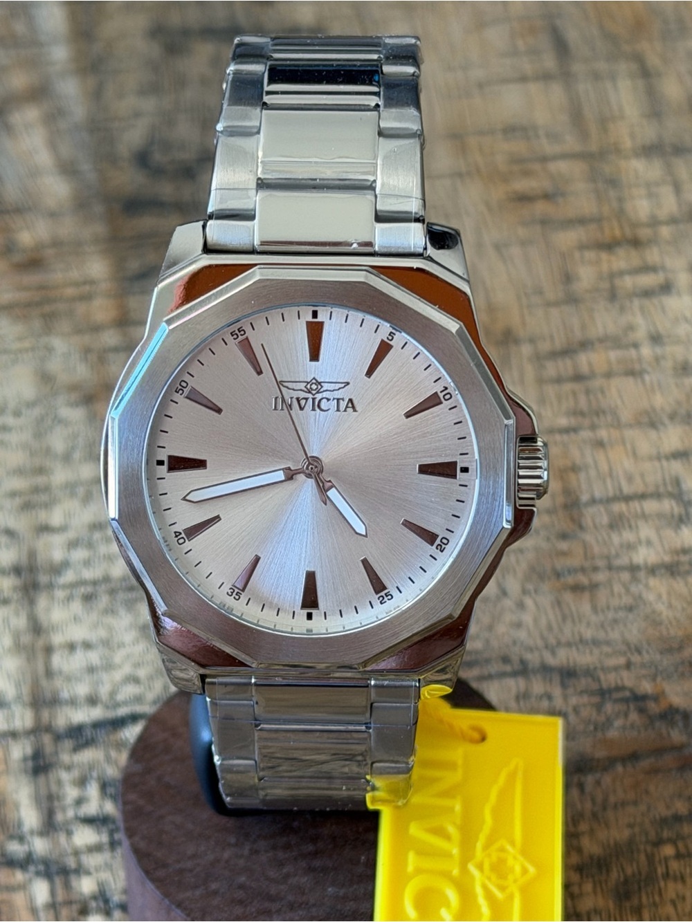 NEW Invicta Speedway Dominus Silver Stainless Steel Watch NIB
